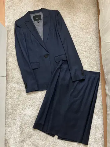 ICB 자켓 스커트 수트 네이비 클리닝 완료