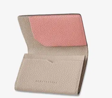 보나벤츄라 비즈니스 카드 케이스 명함지갑 그레이지 슈링크 가죽