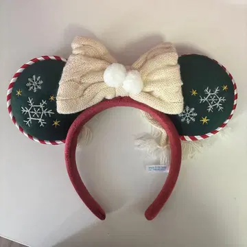 Disney Christmas 미니 마우스 귀 머리띠
