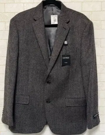 미사용 새상품 LAUREN 랄프 로렌 울 자켓 42 S 다크 그레이