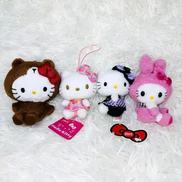새상품급 레어 키티 마스코트 봉제 인형 모음