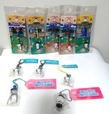 프로야구 헬로키티 도라에몽 콜라보 지역 한정 스트랩