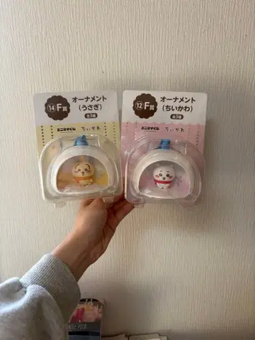 치이카와 (먼작귀) 에니마이 복권 F상 오너먼트 치이카와 토끼 세트