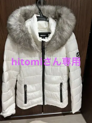 DKNY 화이트 다운 자켓 S 사이즈