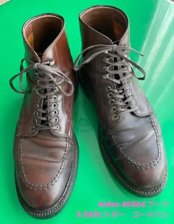 Alden 40504 부츠 6.5B/D 시가 코도반