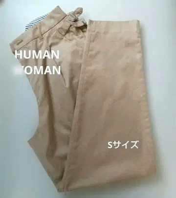 HUMAN WOMAN 면 팬츠 턱 포함 S 사이즈