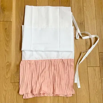 플리츠 밑단 커버 핑크 기모노