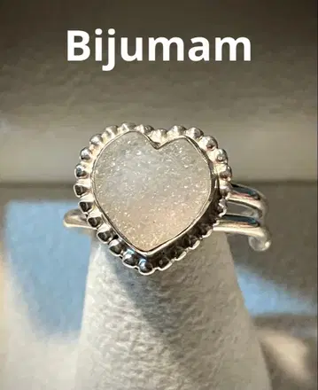 비쥬맘 Bijumam 하트 반지 드루지 프리 사이즈