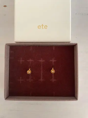 ete 이이어커프 골드 지르코니아 다이아 포함