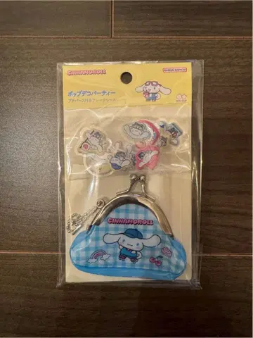 시나모롤 팝 데코 파티 푸치 퍼스 포함 플레크 씰 뽀뽀씰