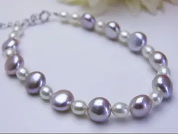 주말 한정 가격 인하 미사용 새상품 담수 진주 팔찌 펄 SV 여성용