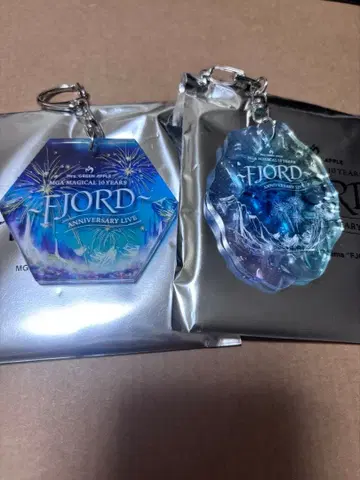 미세스 FJORD 피요르드 아크릴 키링 2세트