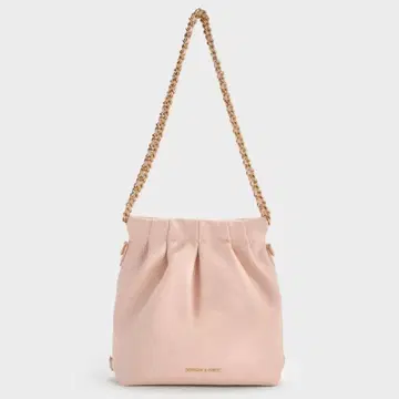 [ 미사용 새상품 ] 두오 체인 핸들 투웨이 백팩 소프트 핑크