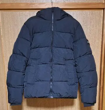 Calvin Klein 크링클 나일론 퍼 자켓