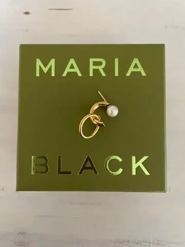 마리아블랙 SV Elvira Pearl 골드 펄 귀걸이
