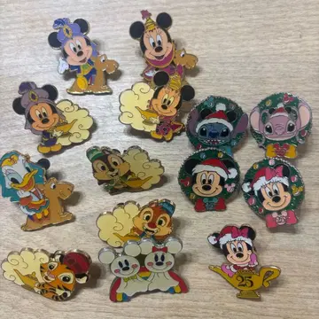디즈니 핀 배지 세트 14개