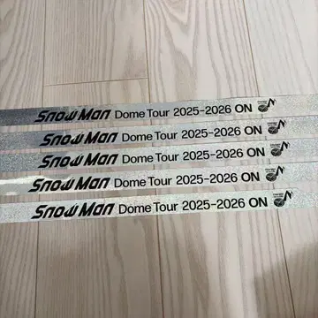 SnowMan LIVE TOUR 2025-2026 ON 은색 테이프 5개