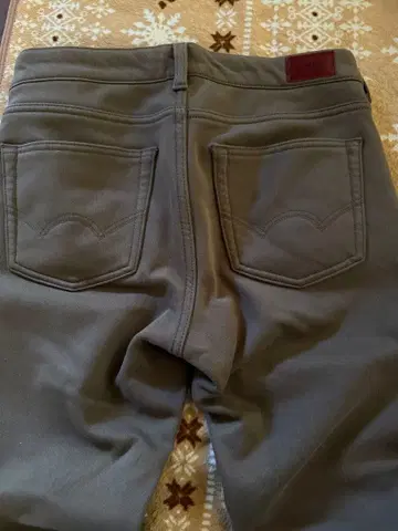 EDWIN 스키니 데님 L 웜 두께 속기모 USED 69~77