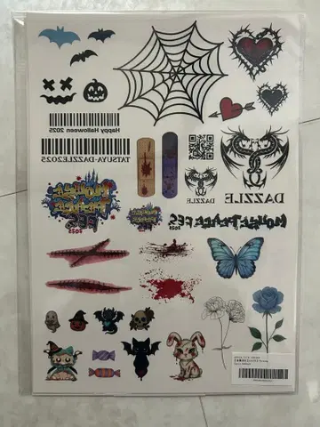 우에다 타츠야 DAZZLE 타투 씰 세트