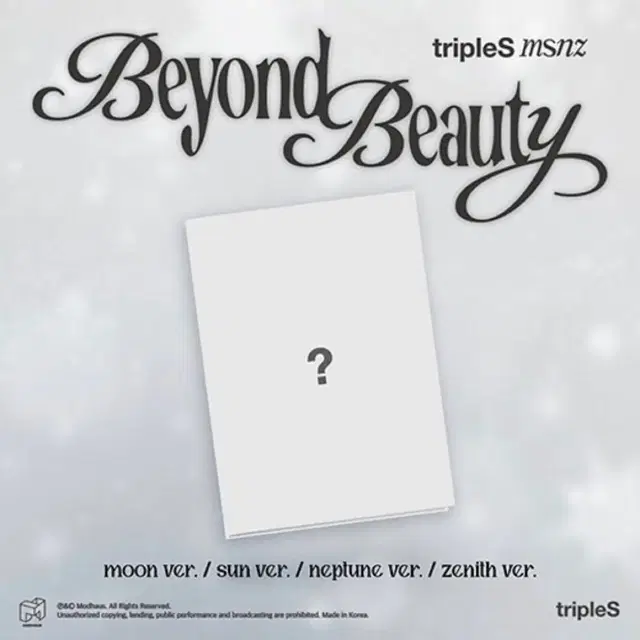 트리플에스 msnz [Beyond Beauty] 일반앨범