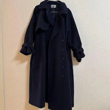 RiLi Tokyo 더블 버튼 스탠드 카라 코트