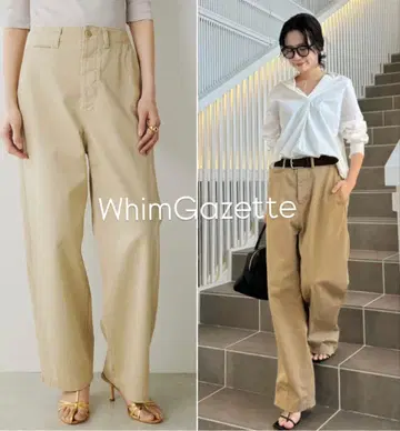 [ 새상품급 ] 2025 WhimGazette 바이오 가공 치노 팬츠