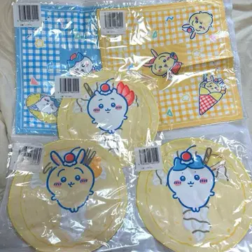 [미사용] 치이카와 크레이프 복권 D상 E상 타월 합계 5장 세트