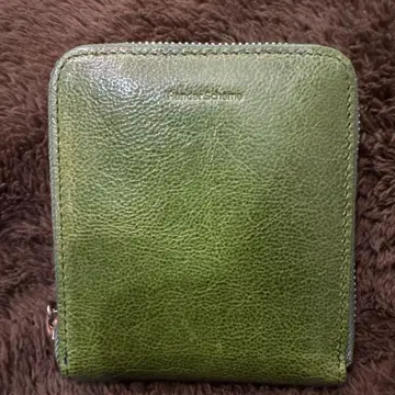 헨더 스킴 그린 이단 접이식 지갑