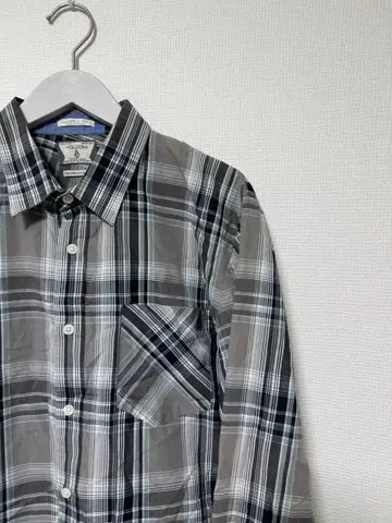 VOLCOM 캐나다 휘슬러 셔츠 긴팔 체크 남성용