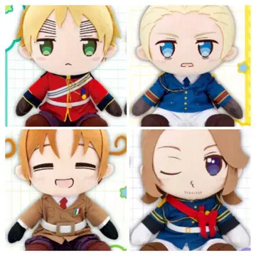 타이클레 한정판 헤타리아 월드 스타즈 BIG 봉제 인형 4세트