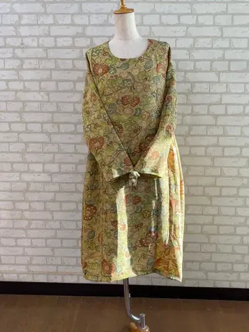 크레이프 원단 코몬 리메이크 코쿤 튜닉 원피스