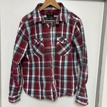 UES 헤비 플란넬 셔츠 사이즈 4 (L~XL)