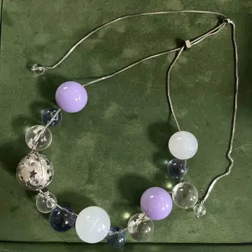 프랑스 비즈 목걸이 길이 조정 가능