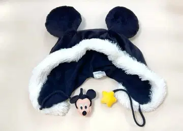 디즈니 팬캡 미키 마우스 귀달린 모자 블랙 레어 희귀 단종