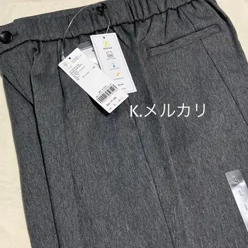 글로벌 워크 깔끔한 이지 팬츠 멜란지 그레이 L 사이즈