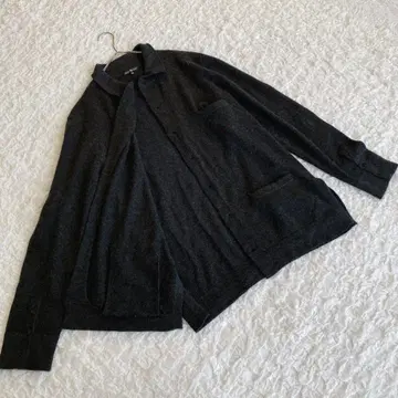 kemit 여성용 캐시미어 스웨터 100% XL 다크 그레이