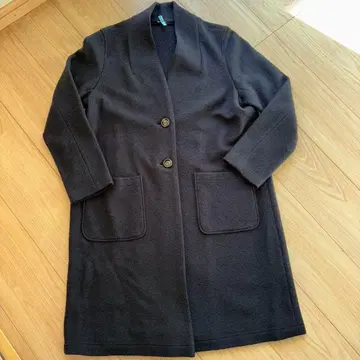 PINETA 노카라 코트 다크 네이비