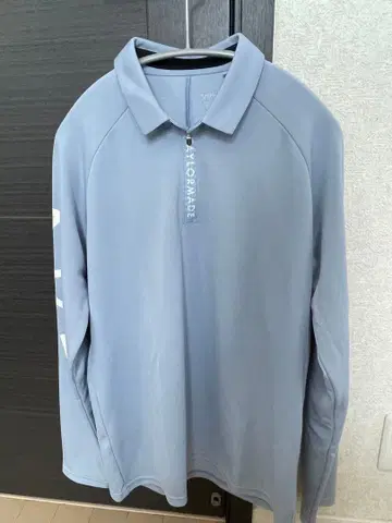 TaylorMade 라이트 블루 피케 셔츠 L 사이즈