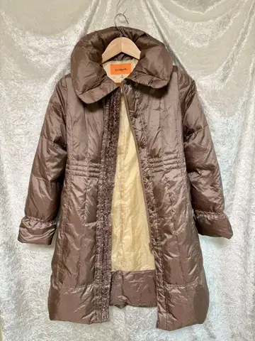 [ Suna Una ] 브라운 롱 다운 자켓