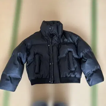 MT99 블랙 숏 다운 자켓 M