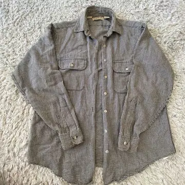 L.L.Bean 깅엄 체크 셔츠 USA 80s 90s