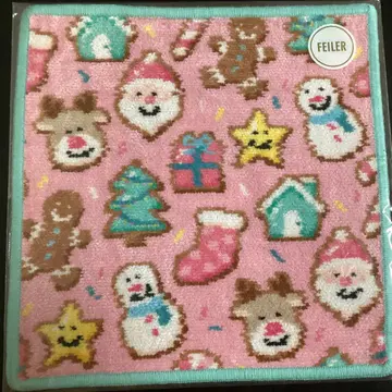 페이러 크리스마스 쿠키 web 한정판 손수건