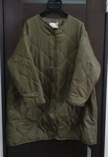 이자카야 매니아 스토어 아우터 퀼팅 자켓 코트 카키