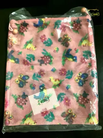 FEILER 페이러 하이디 메쉬 복조리 주머니 핑크