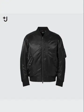 UNIQLO +J MA-1 블루종 하이브리드 다운 질 샌더