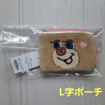 새상품 페이러 도업 테디걸 L자 파우치