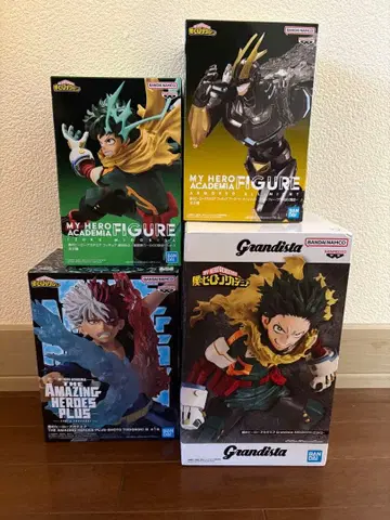 나의 히어로 아카데미아 피규어 4종 세트 GIGO 한정판 포함