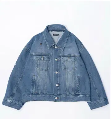 MAISON SPECIAL 오버 사이즈 데님 자켓 2WAY