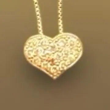 하트형 다이아몬드 목걸이