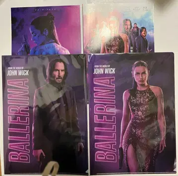 영화 발레리나 클리어 파일 세트 존윅 JW 월드 키아누 리브스